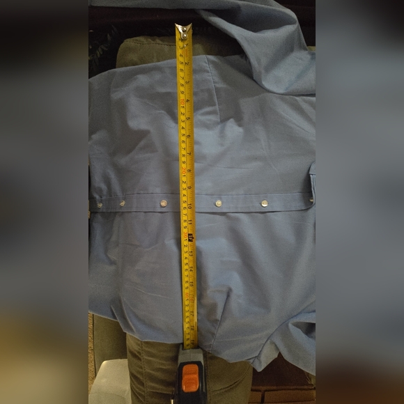 Blue button down shirt & Blue/Grey Vest Pinstripe pants - Picture 7 of 9